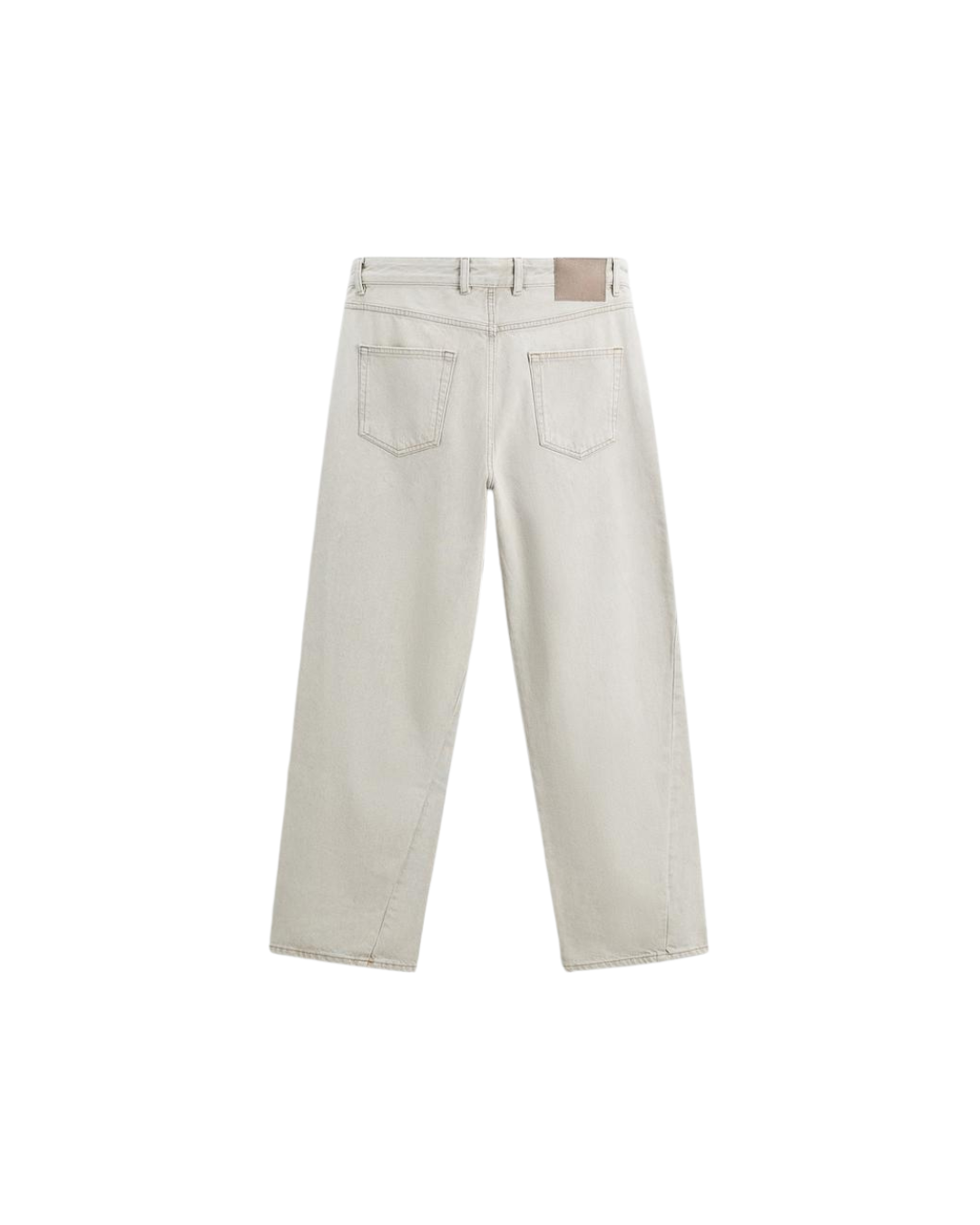 ZA_RA BAGGY FIT JEANS WITH ASYMMETRICAL SEAMS