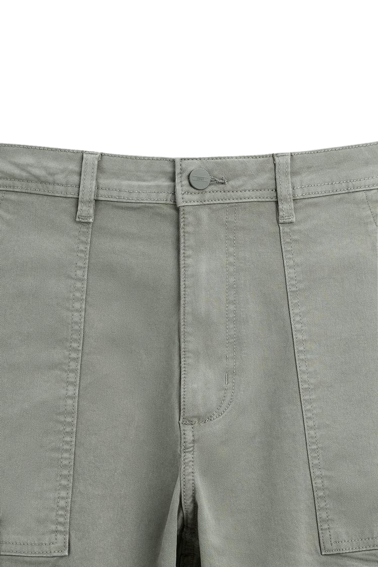 ZA_RA OLIVE GREEN CARGO TROUSERS