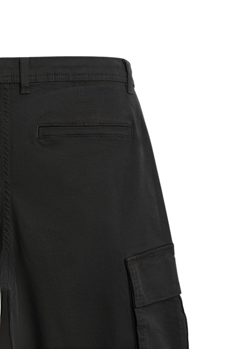 ZA_RA BLACK STRAIGHT FIT CARGO