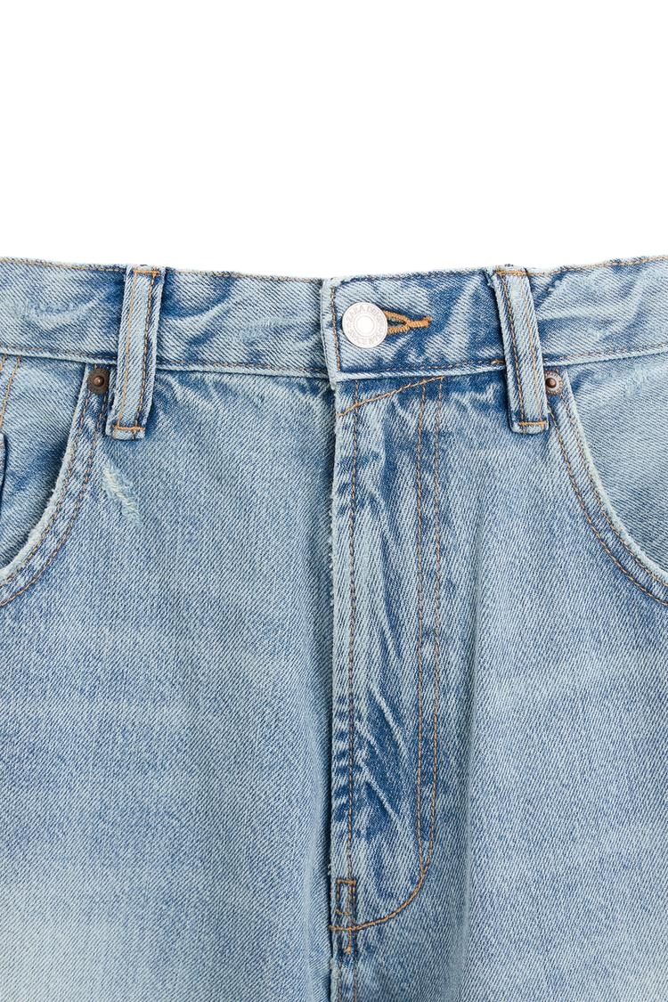 ZA_RA BLUE CASUAL BAGGY FIT