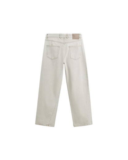 ZA_RA BAGGY FIT JEANS WITH ASYMMETRICAL SEAMS