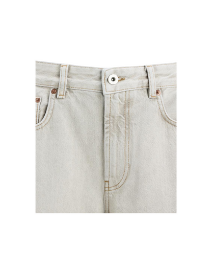 ZA_RA BAGGY FIT JEANS WITH ASYMMETRICAL SEAMS