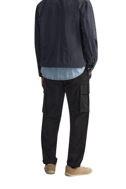 ZA_RA BLACK STRAIGHT FIT CARGO